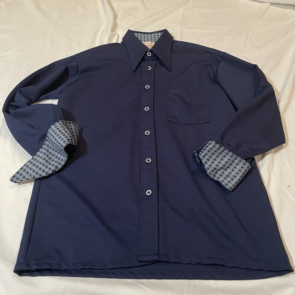 Vintage Anderson-Little Co. Blue Button Down  Shirt Mens Large , Lightweight